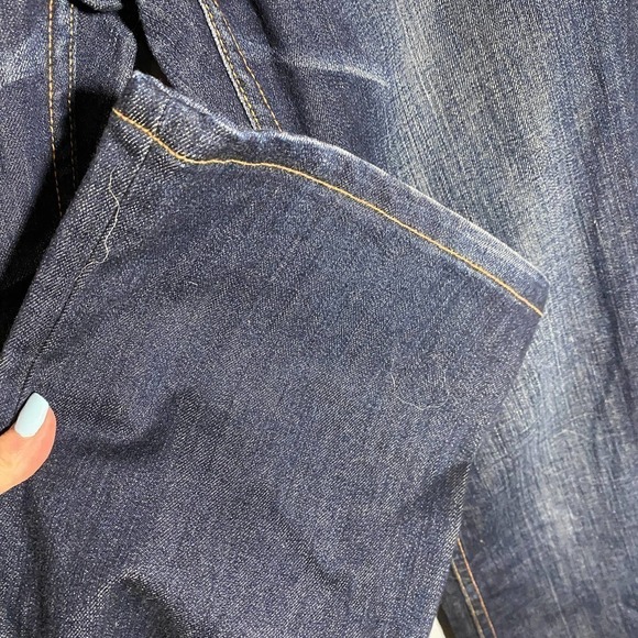 𝅺big Star Hazel Mid Rise Boot Cut Jeans Size 25L - Picture 6 of 10